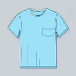 light blue t-shirt image